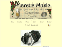 Tablet Screenshot of marcusmusic.co.uk